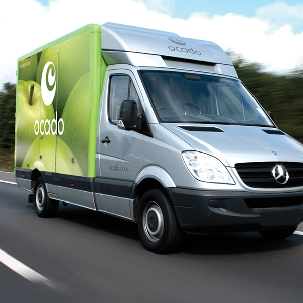 Ocado delivery van