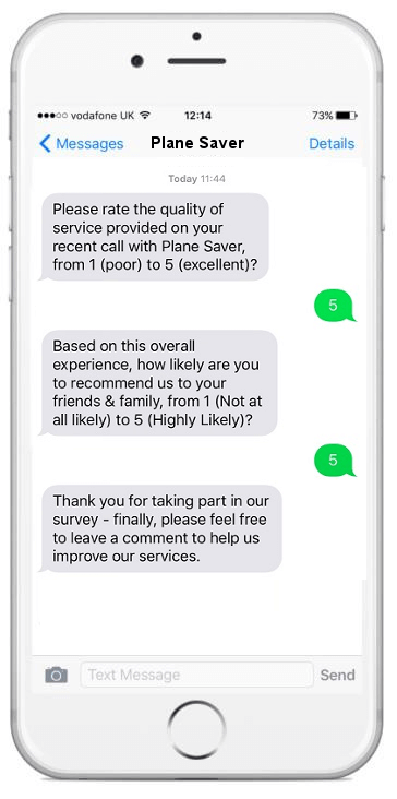 Plane Saver Survey