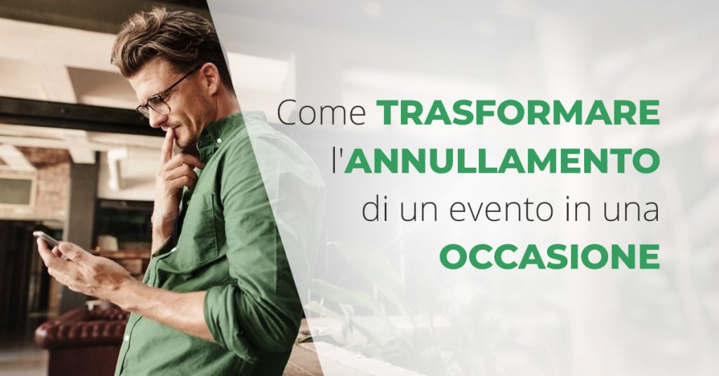 Comunicare annullamento evento via SMS