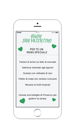 Idee Marketing San Valentino-menù