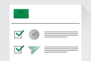 invio email