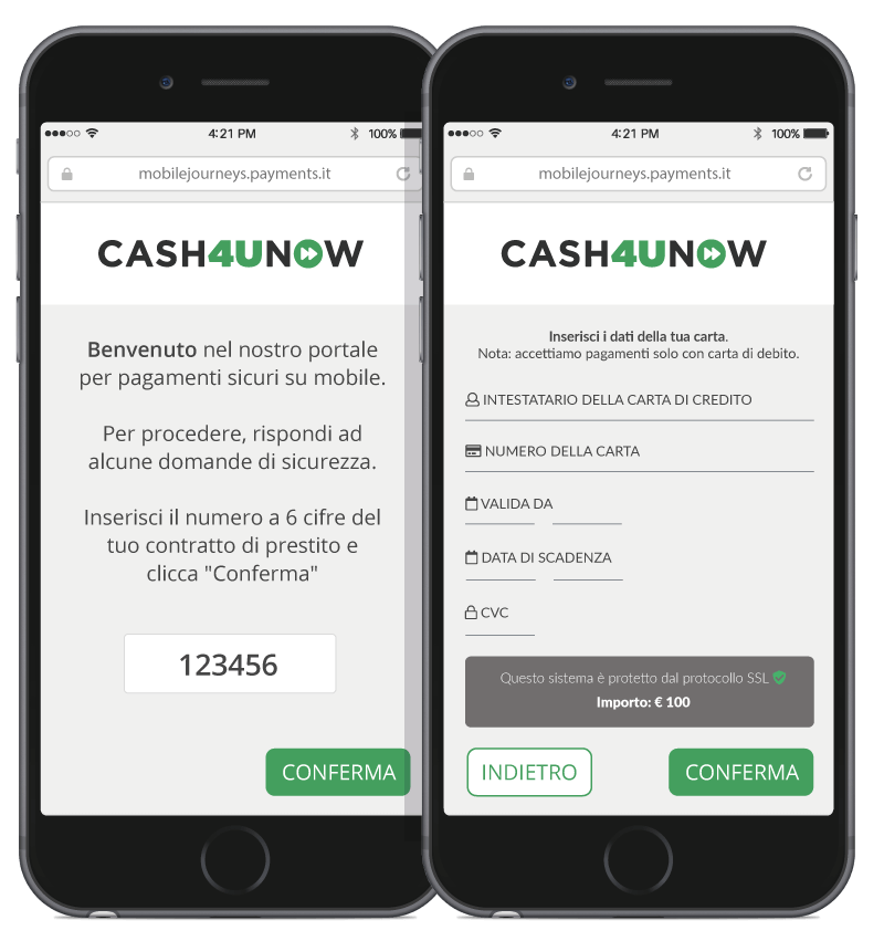 mobile payments - esempio settore finanziario