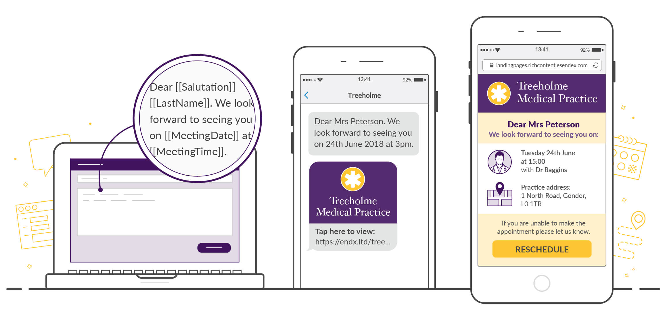 SMS Landing Page
