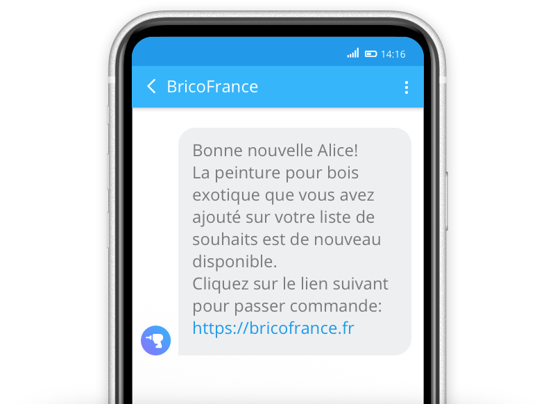 SMS pour les commerçants