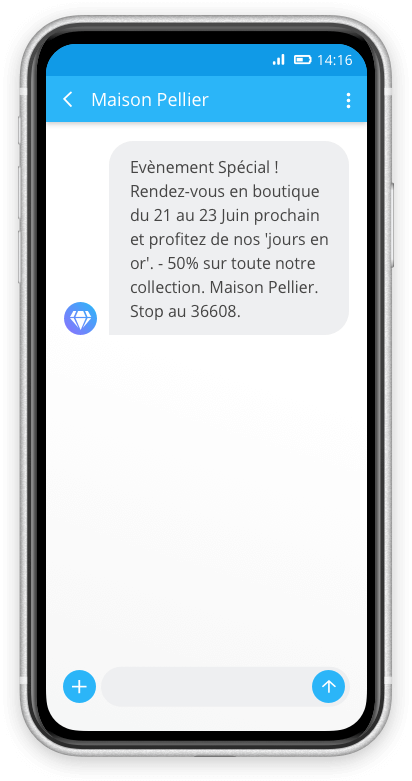 exemple sms