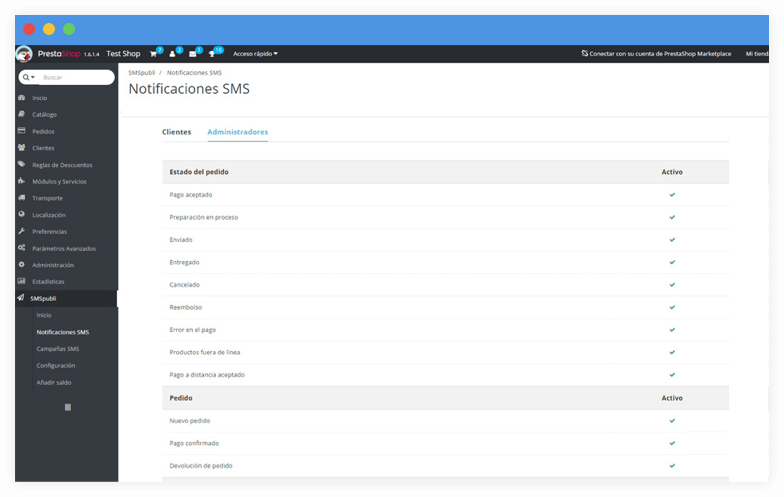 sms prestashop 2