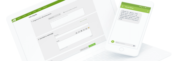 Ejemplo de plataforma de envío de SMS para empresas