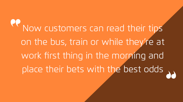 Racing_quote Case study quote for Free-horse racing tips case study