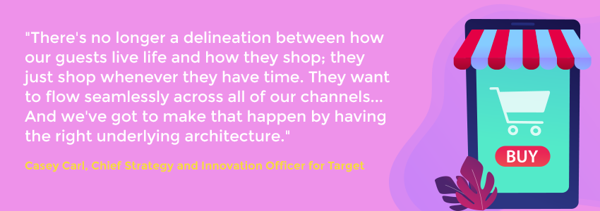 Quote highlighting importance of smooth customer experience across channels