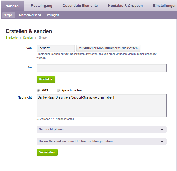 Spaß beim Dating von Textnachrichten